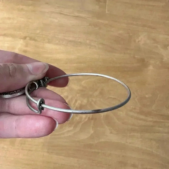 ALEX AND ANI Mom Bangle, Rafaelian Silver, One Size, Because I Love You Mom - Picture 9 of 11